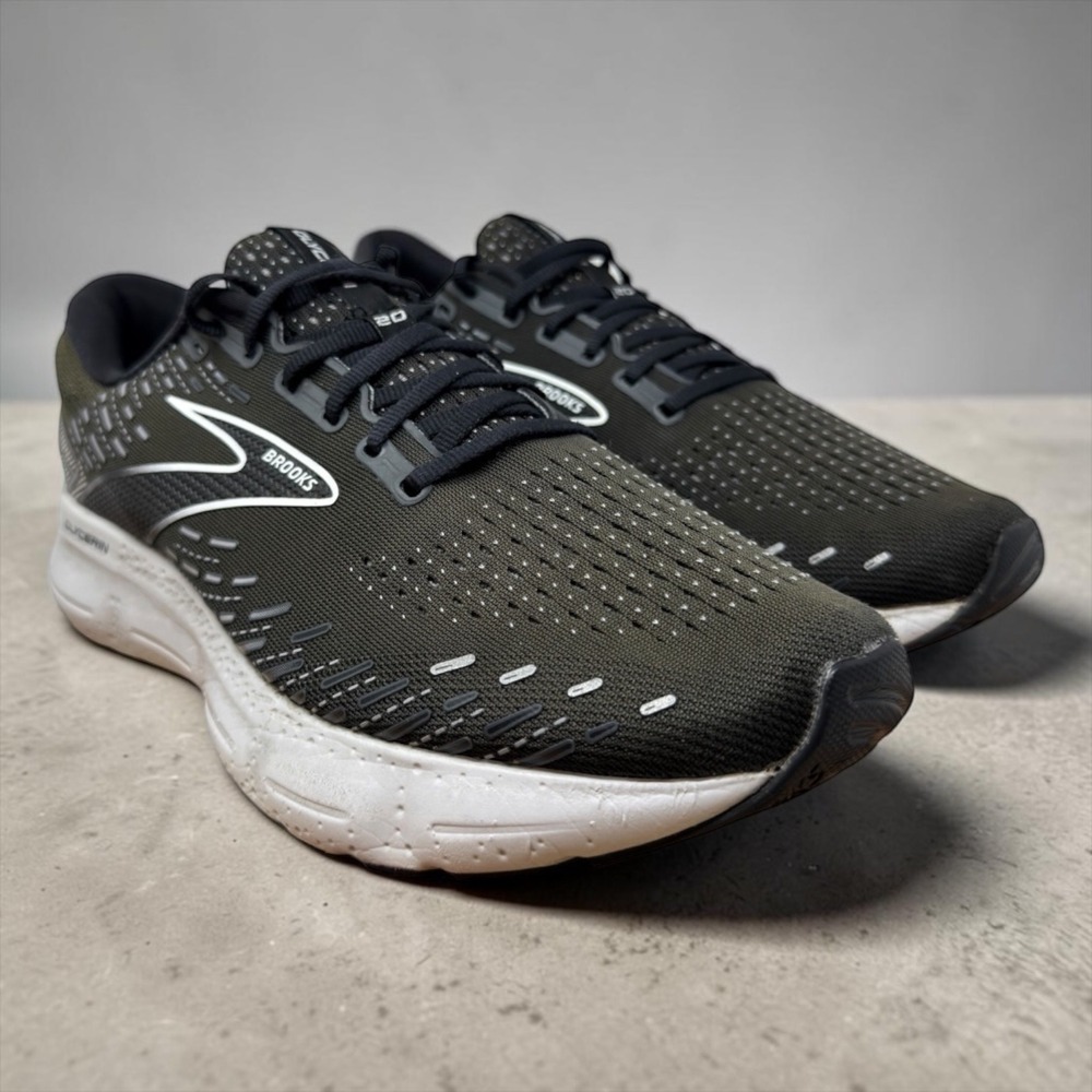 Brooks Glycerin 20 Running Shoes Mens 12 Olive Black DNA LOFT v3 1103821D059